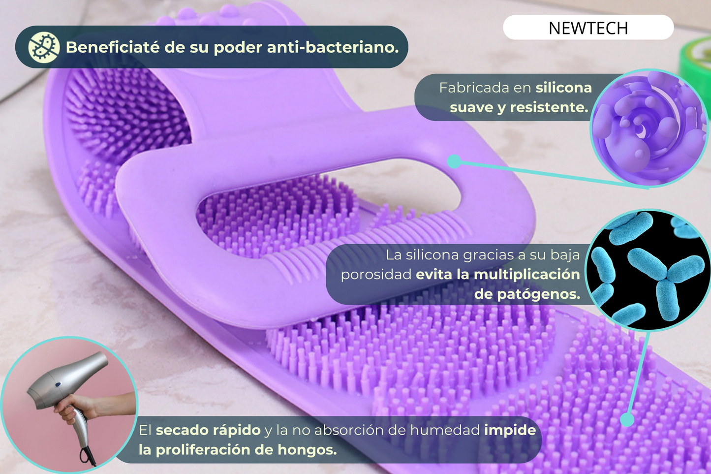 Esponja exfoliante